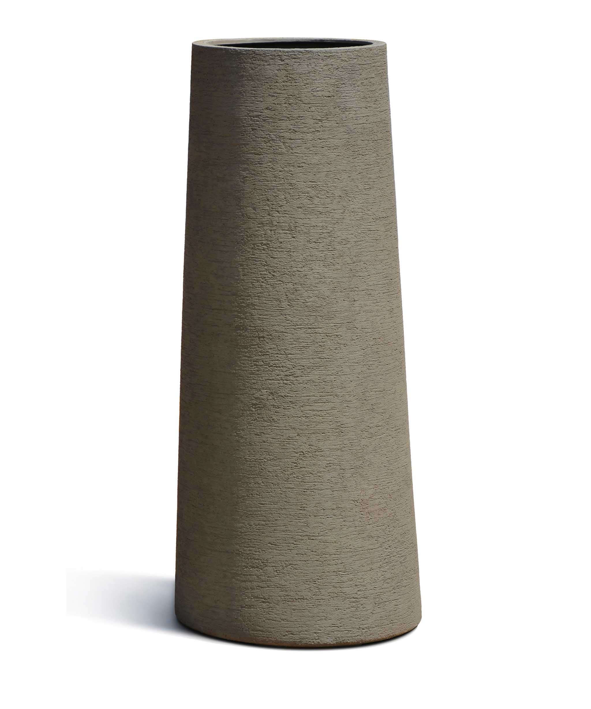 Asymmetric Vase | Terra Collection | Macchiato Grey