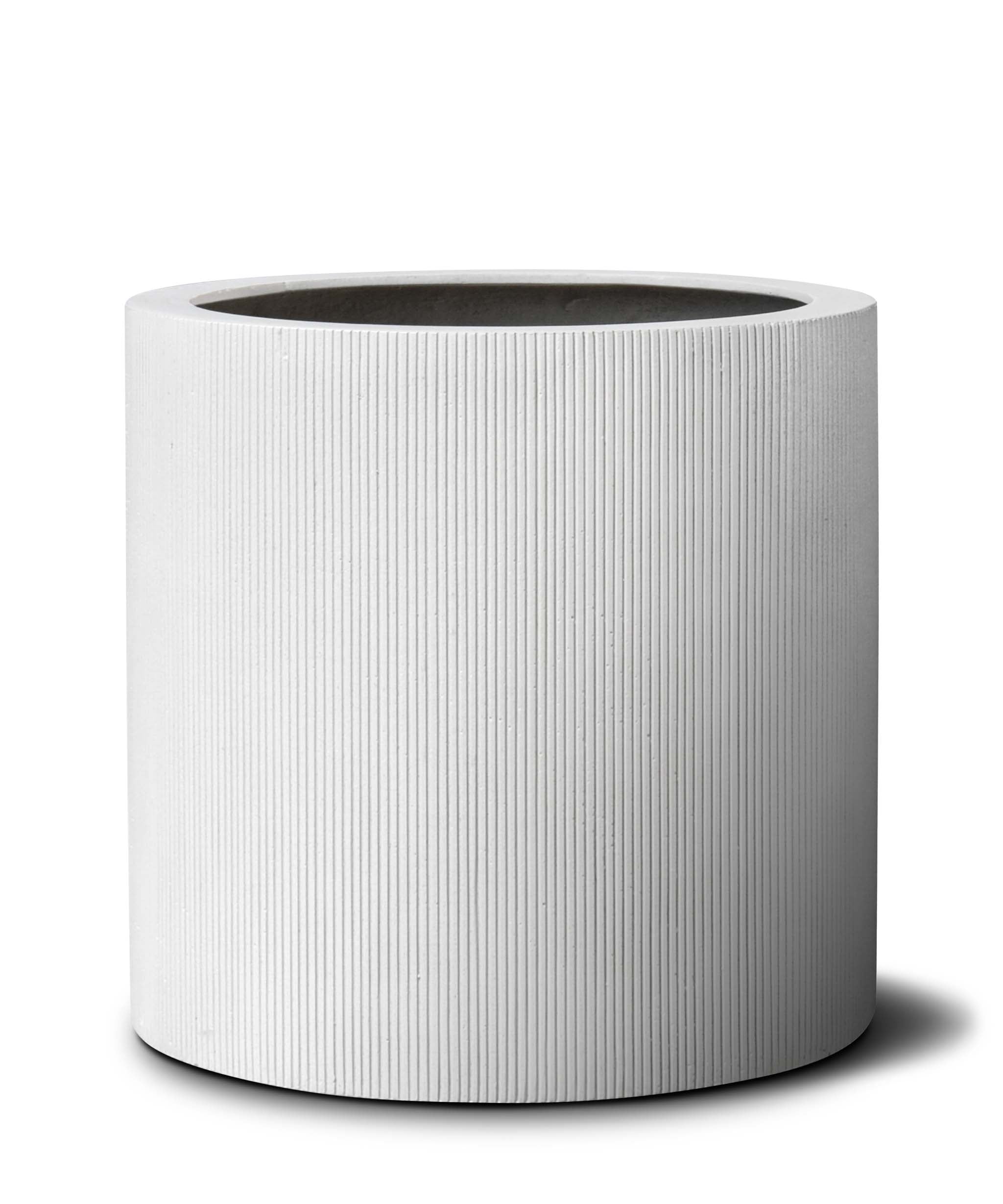 High Cylinder | Vertical Lines Collection | Vertical White