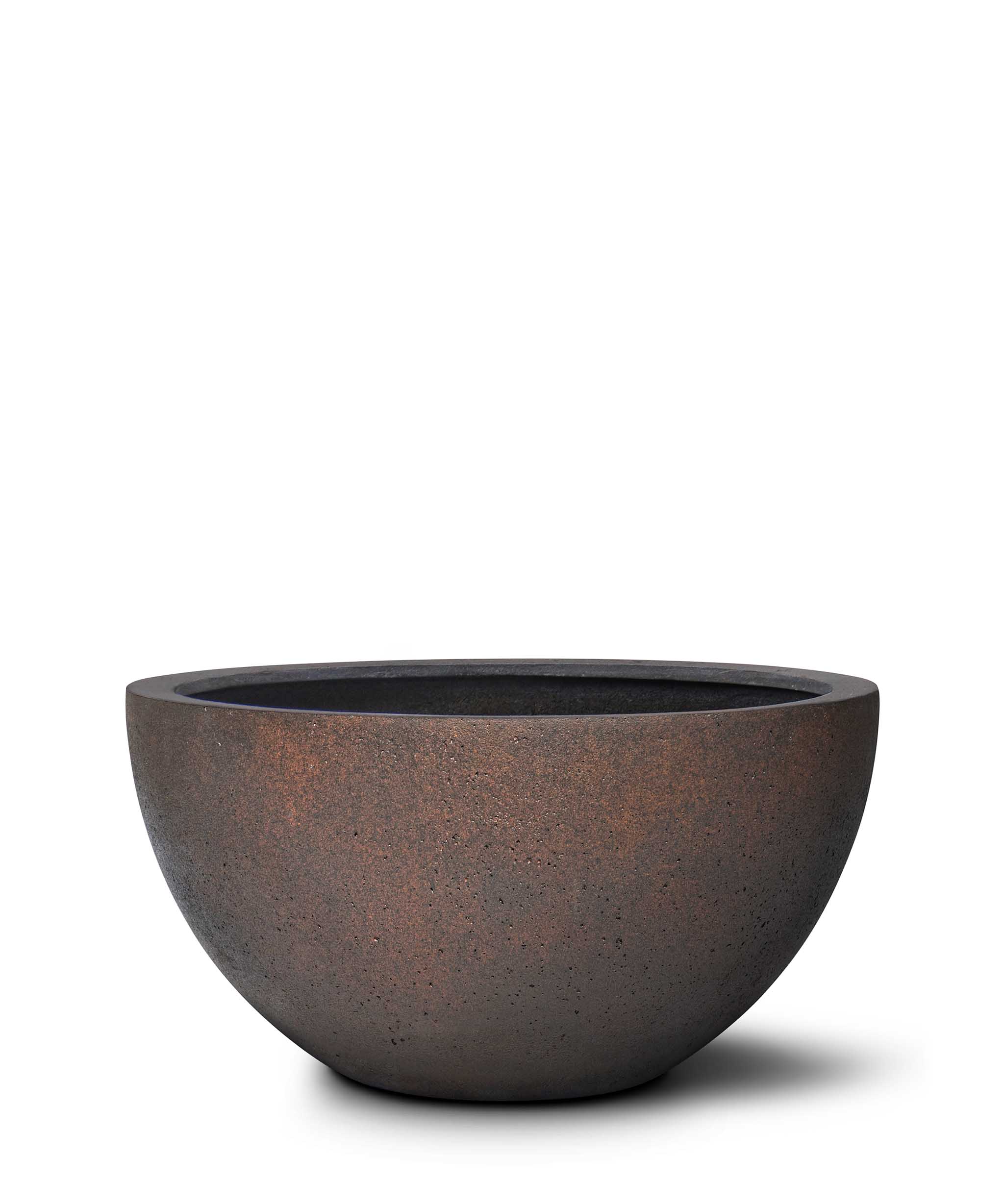 Low Egg Pot | Loft Collection | Rust Brown