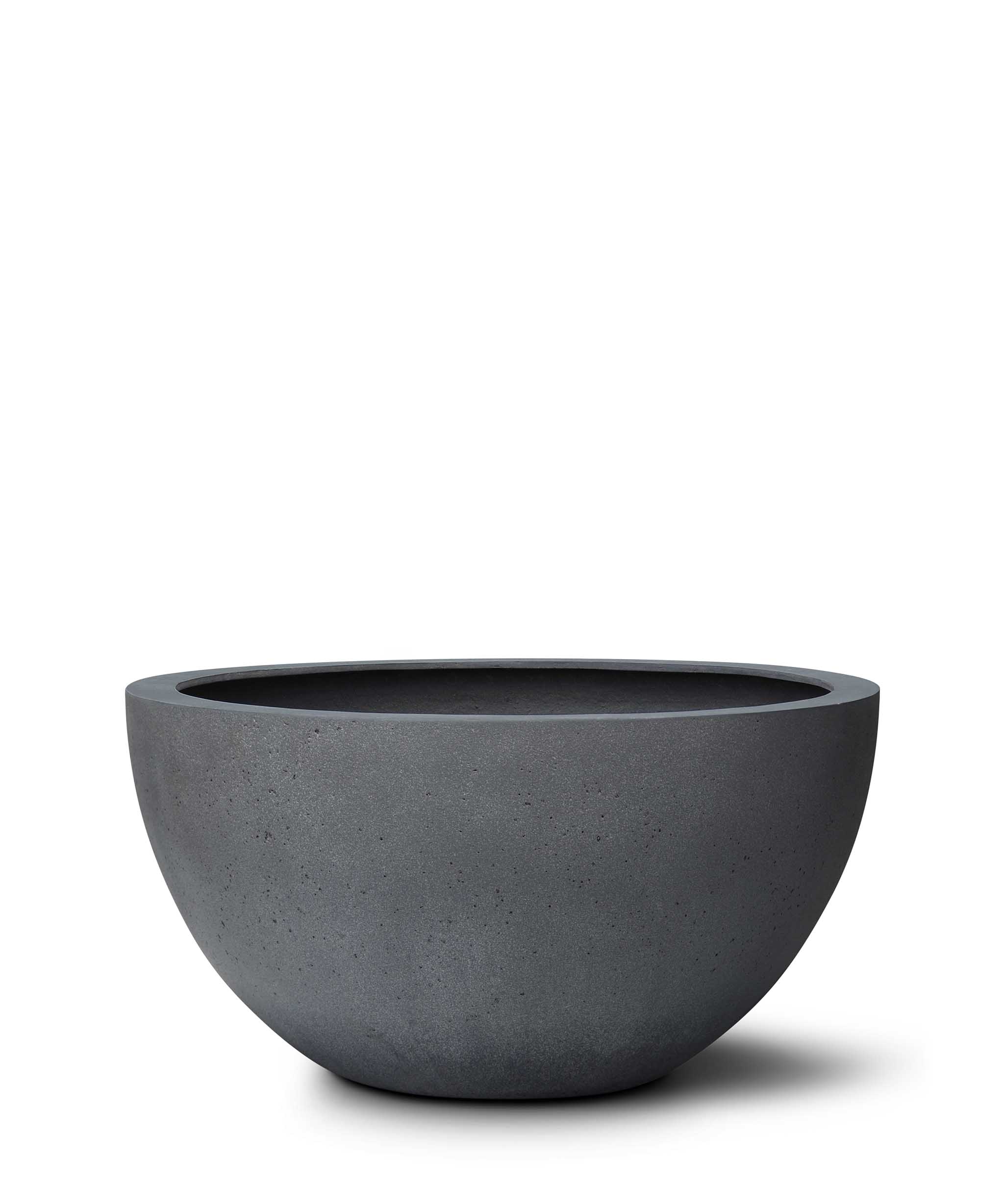 Low Egg Pot | Loft Collection | Lead Grey