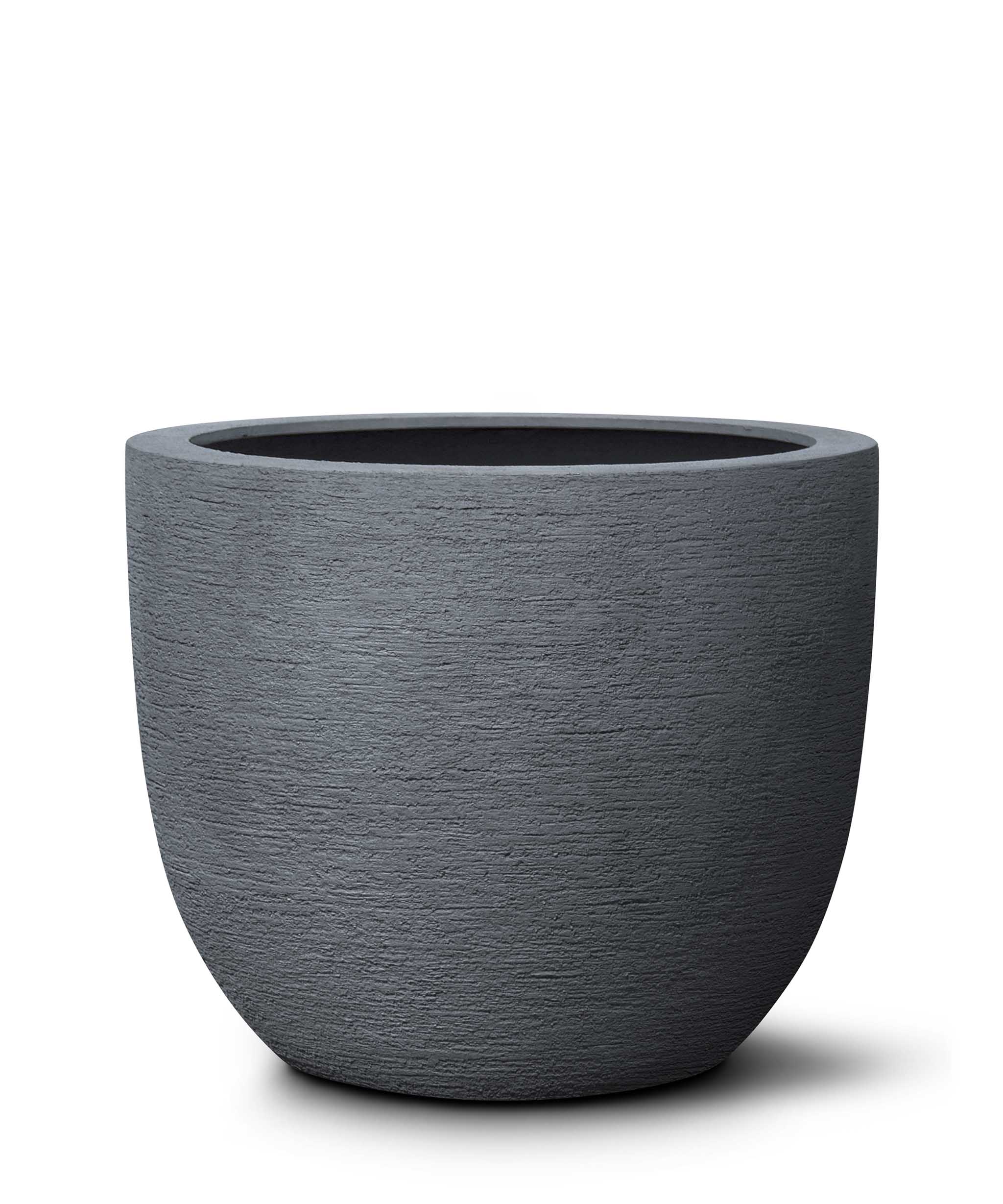 New Egg Pot | Terra Collection | Lead Grey