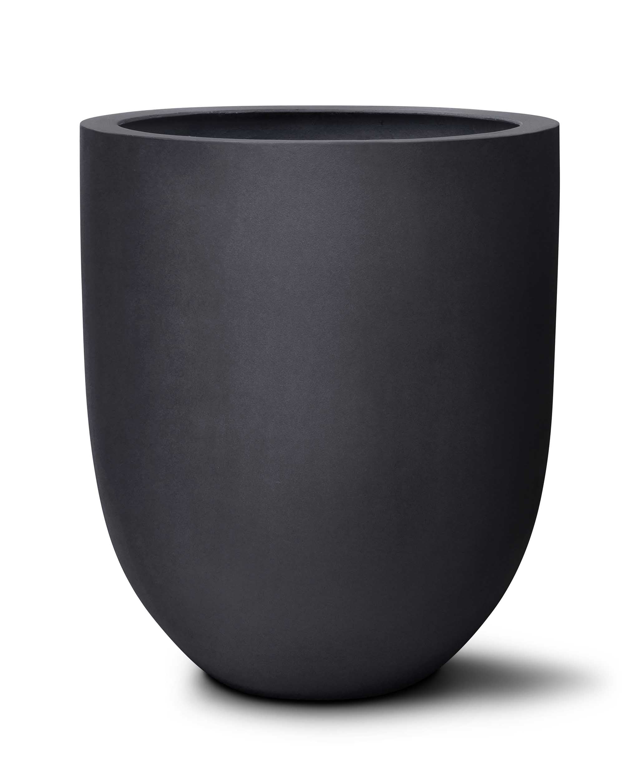 Tall Egg Pot | Pure Collection | Onyx Black