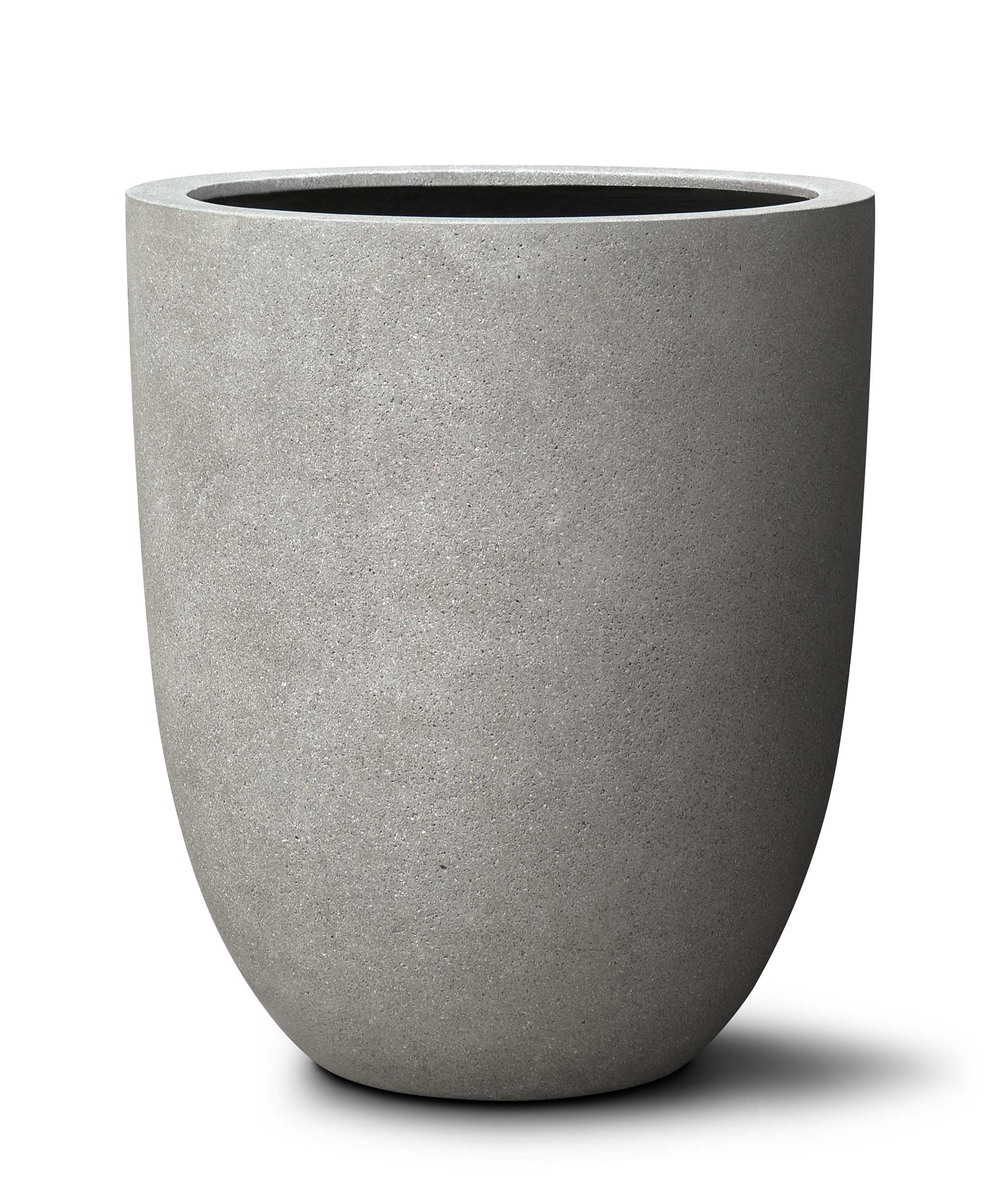 Tall Egg Pot | Granite Collection | Granite Grey