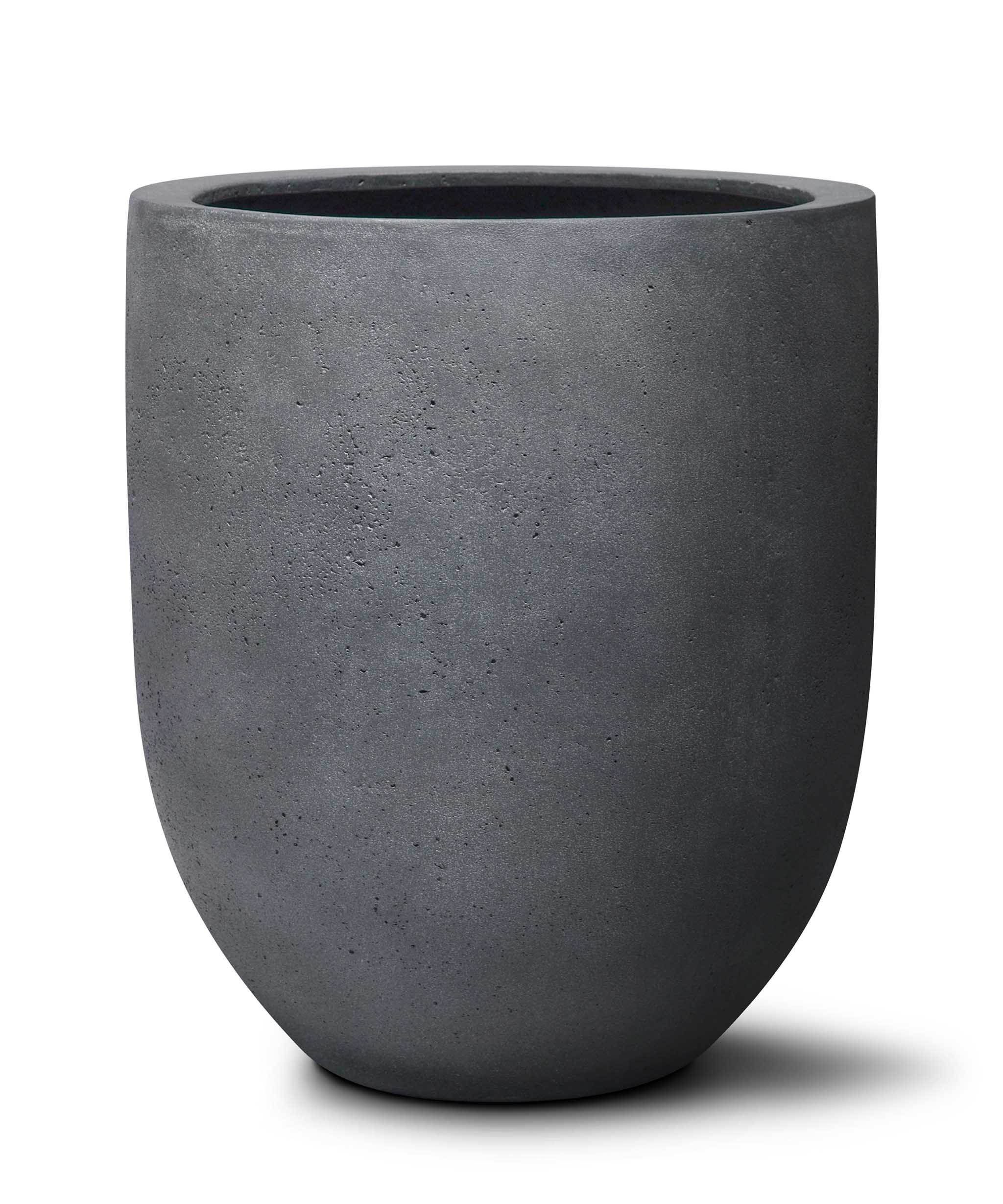 Tall Egg Pot | Loft Collection | Lead Grey