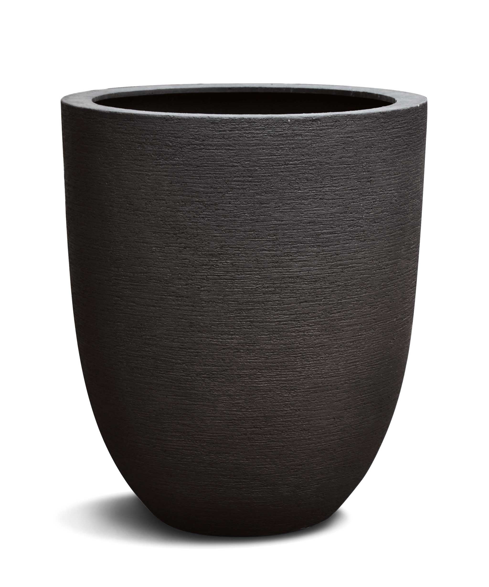 Tall Egg Pot | Terra Collection | Black Sand
