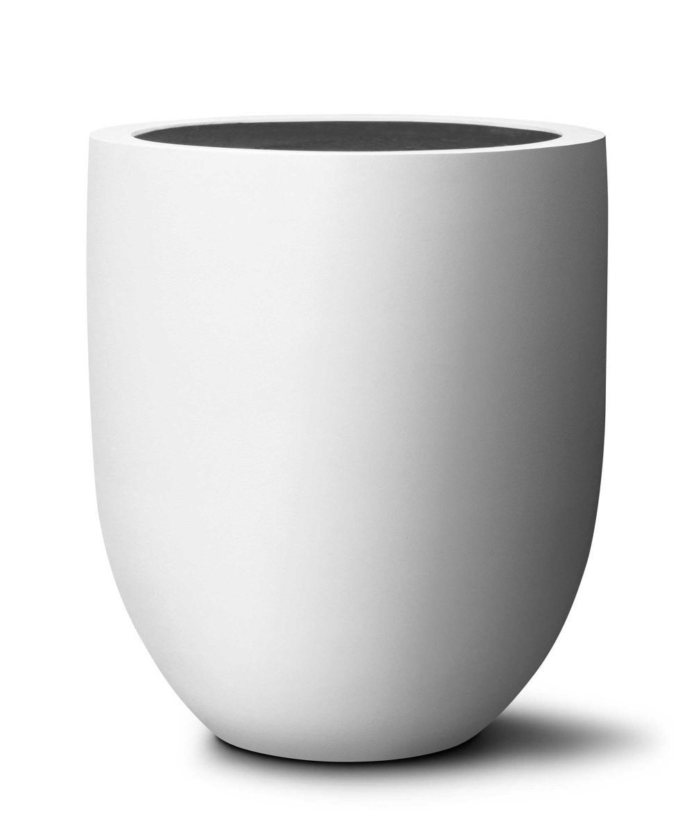 Tall Egg Pot | Pure Collection | Santorin White - ESCHBACH