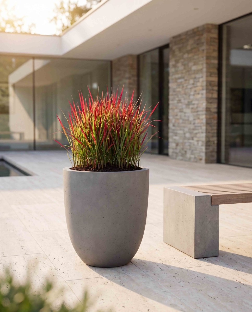 Tall Egg Pot | Loft Collection | Concrete Grey - ESCHBACH