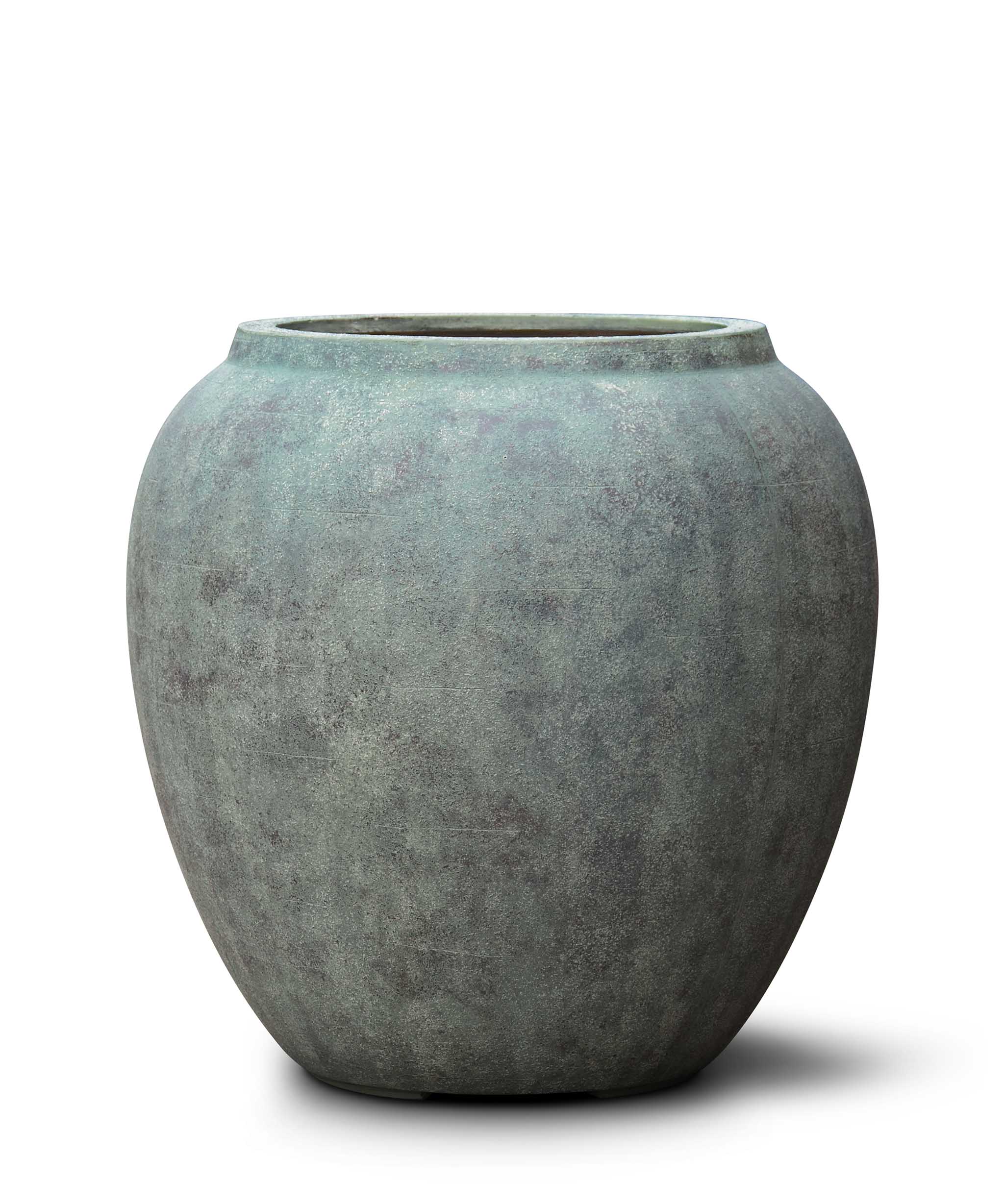High Jar | Antique Stone Collection | Copper Green