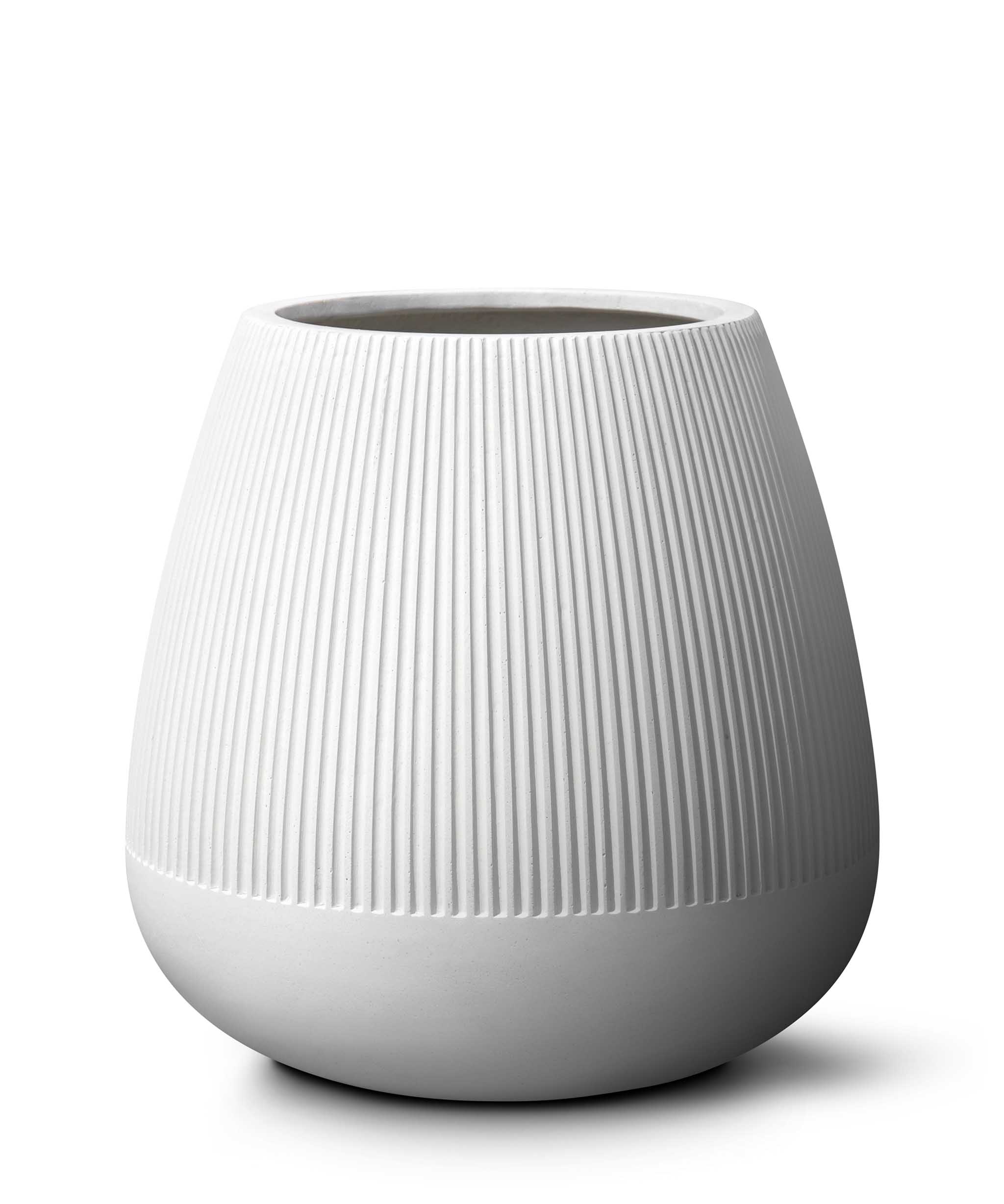 High Lotus | Vertical Lines Collection | Vertical White