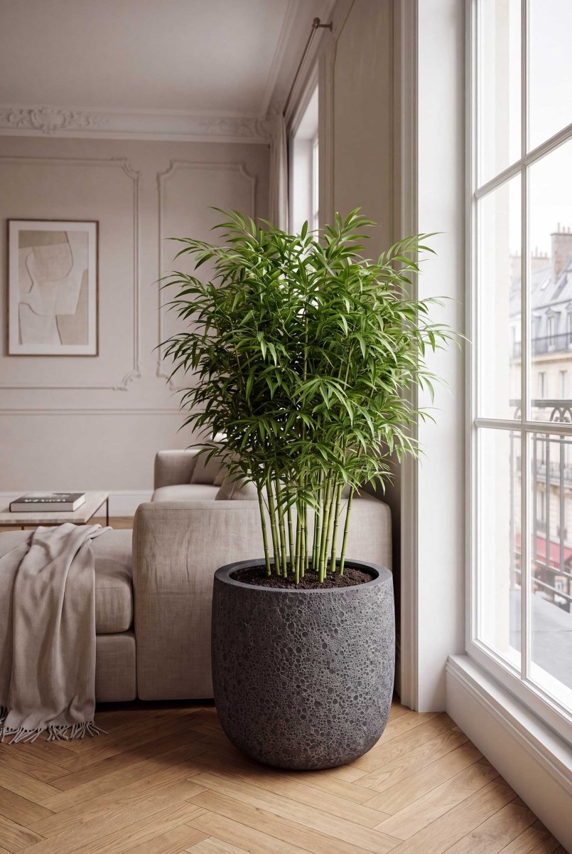 High U Pot | Lava Collection | Volcanic Black - ESCHBACH