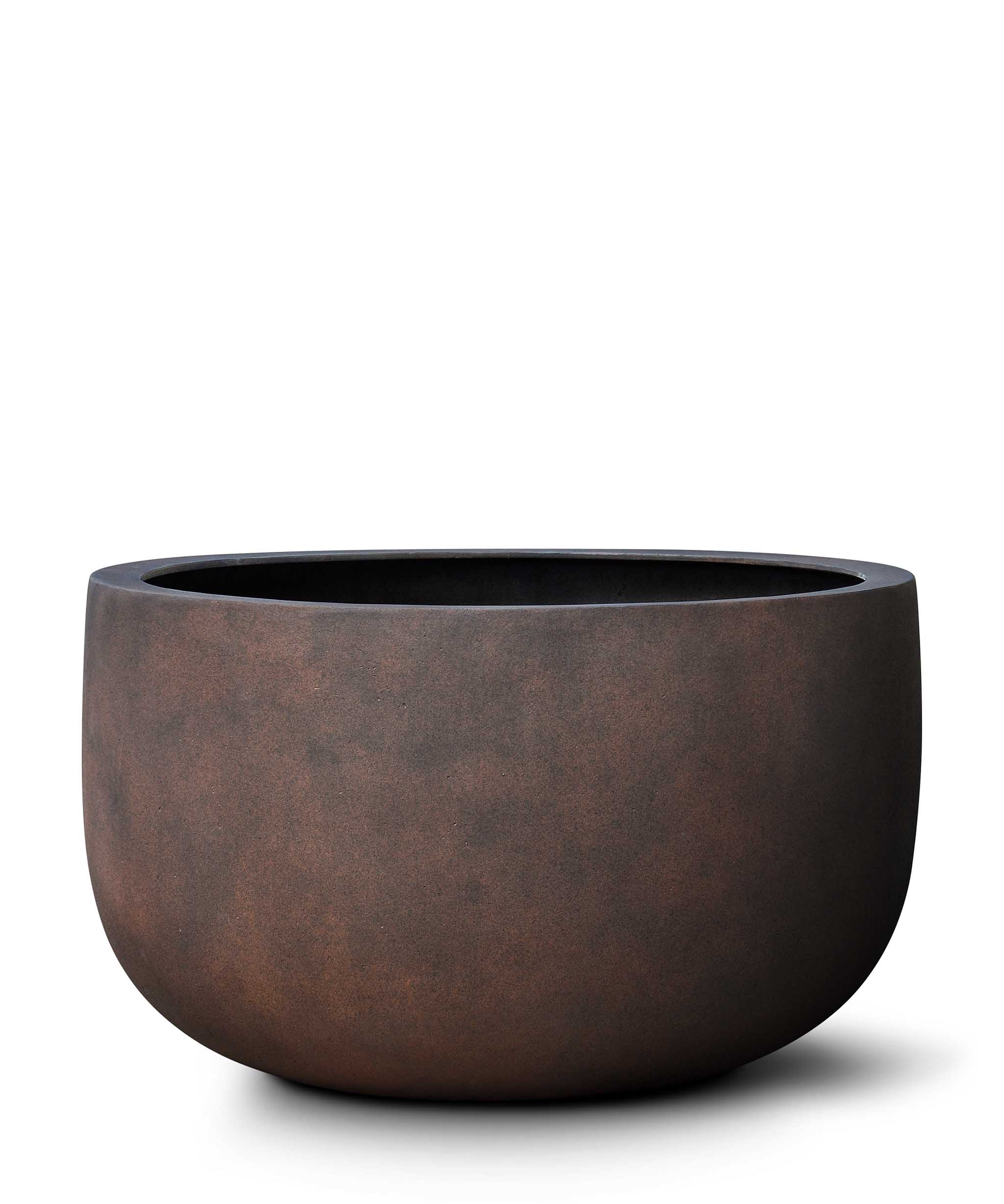 Grand U Pot | Loft Collection | Rust Brown