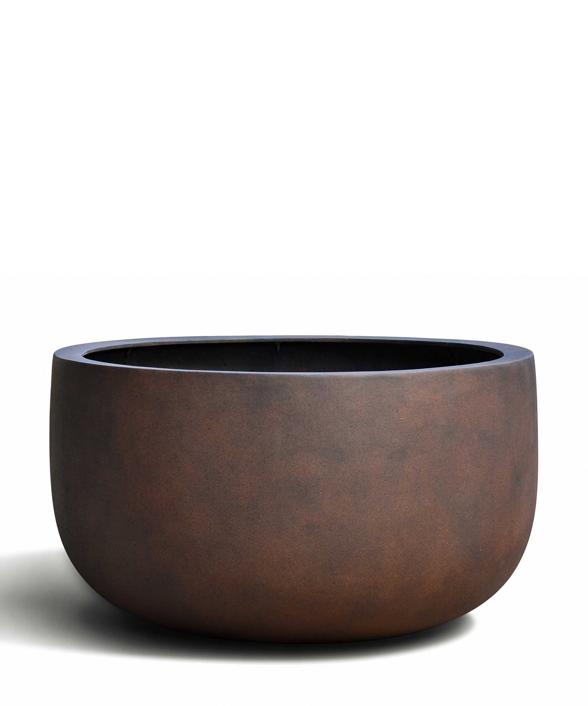 Grand U Pot | Loft Collection | Rust Brown