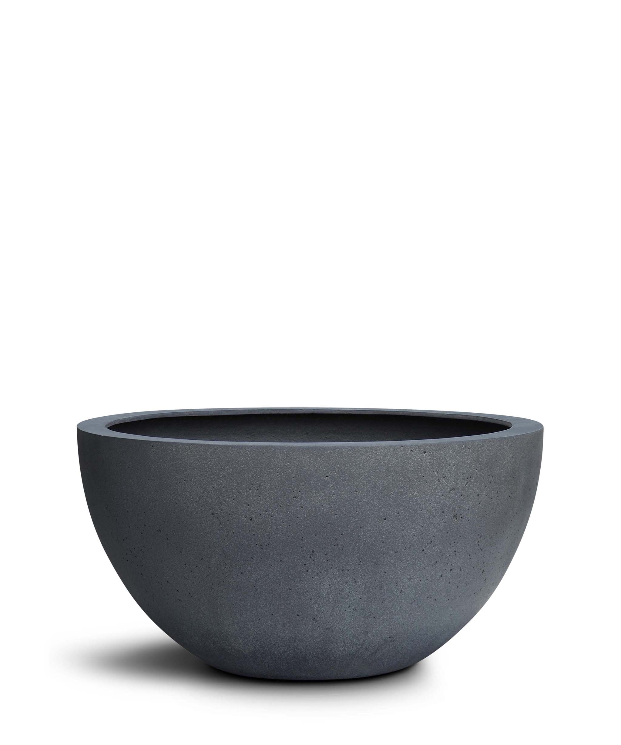 Low Egg Pot | Loft Collection | Lead Grey