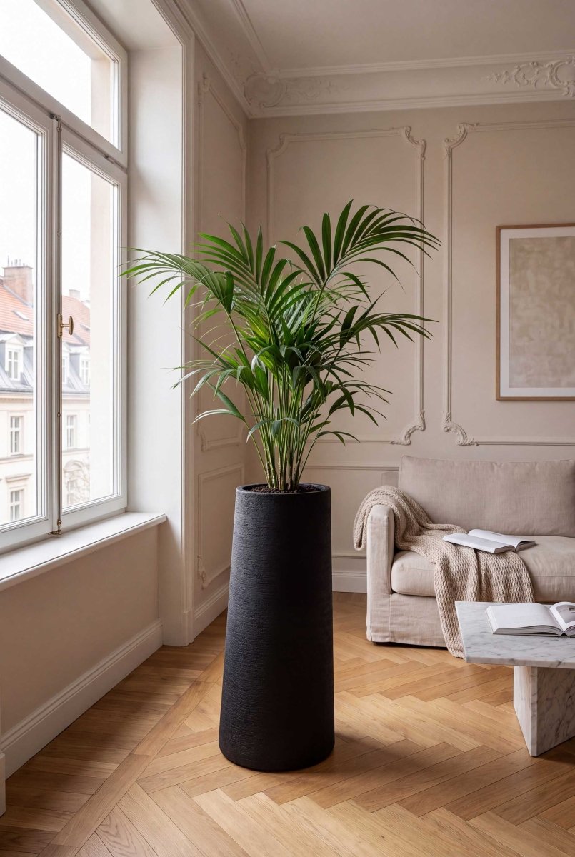Asymmetric Vase | Terra Collection | Black Sand - ESCHBACH