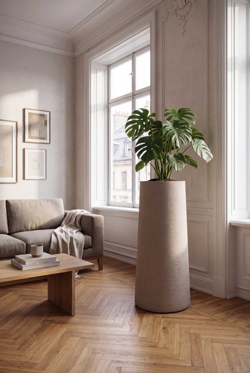 Asymmetric Vase | Terra Collection | Desert Beige - ESCHBACH