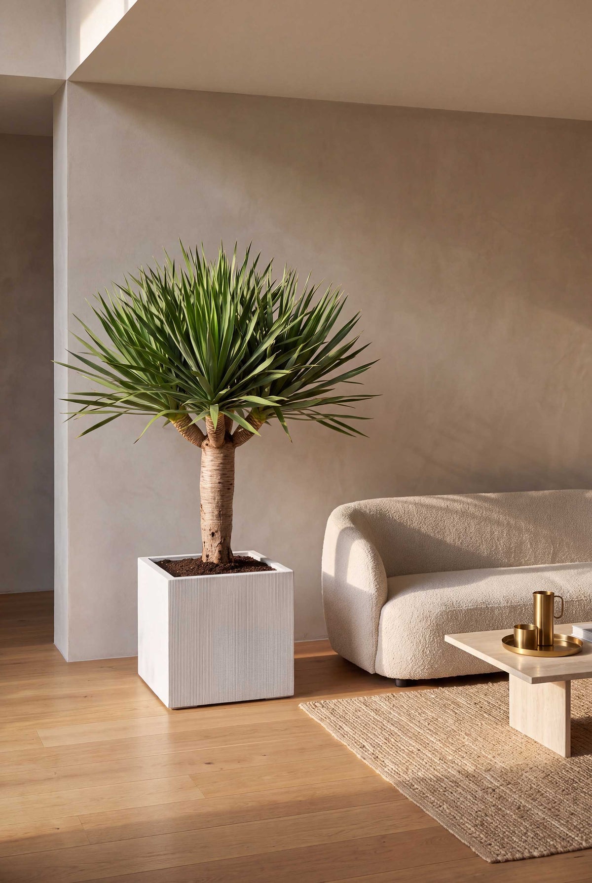 Cube | Vertical Lines Collection | Vertical White