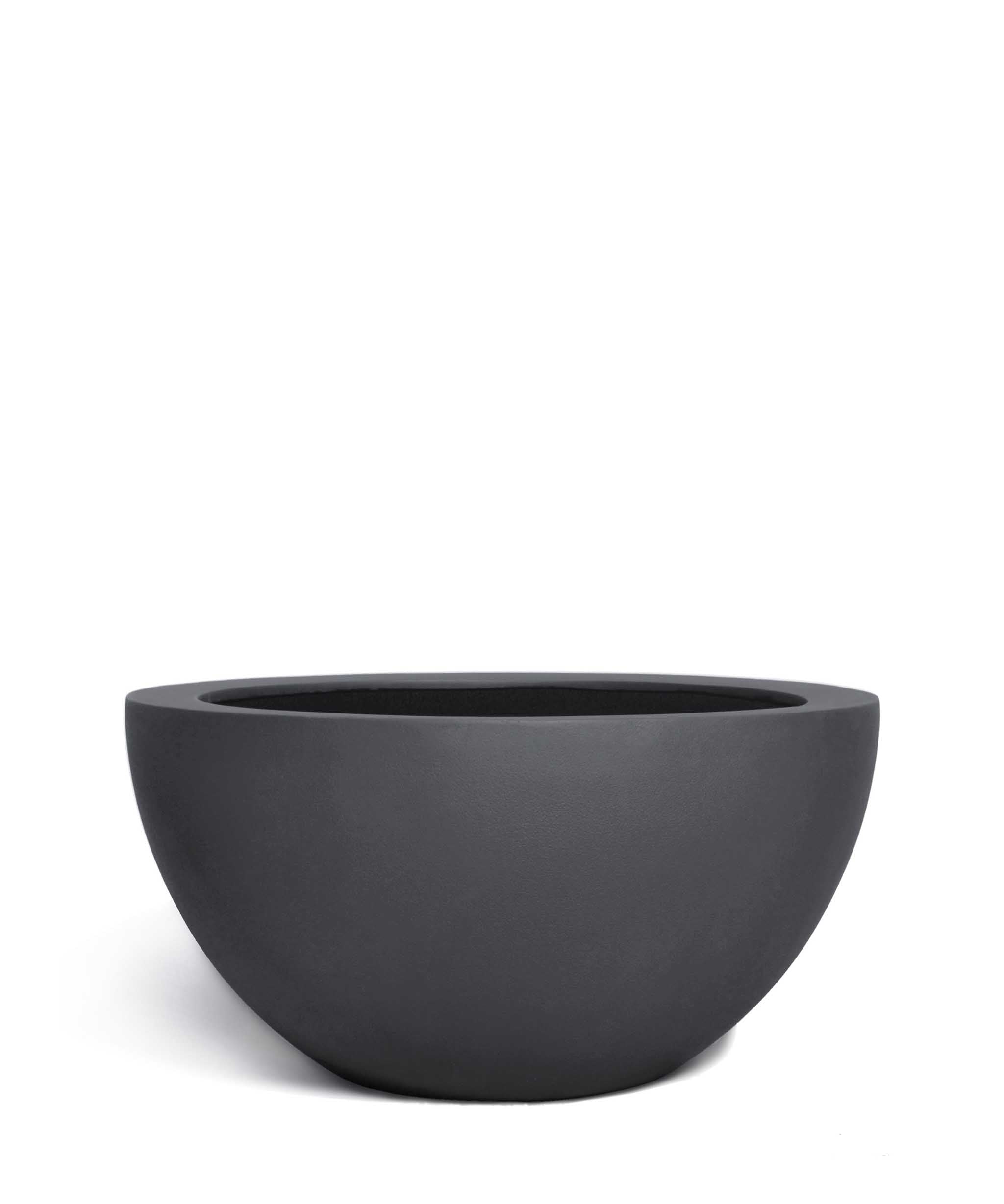 Low Egg Pot | Pure Collection | Onyx Black