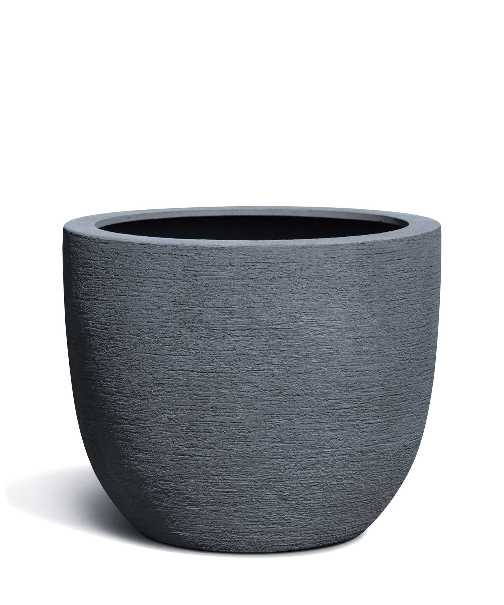 New Egg Pot | Terra Collection | Lead Grey