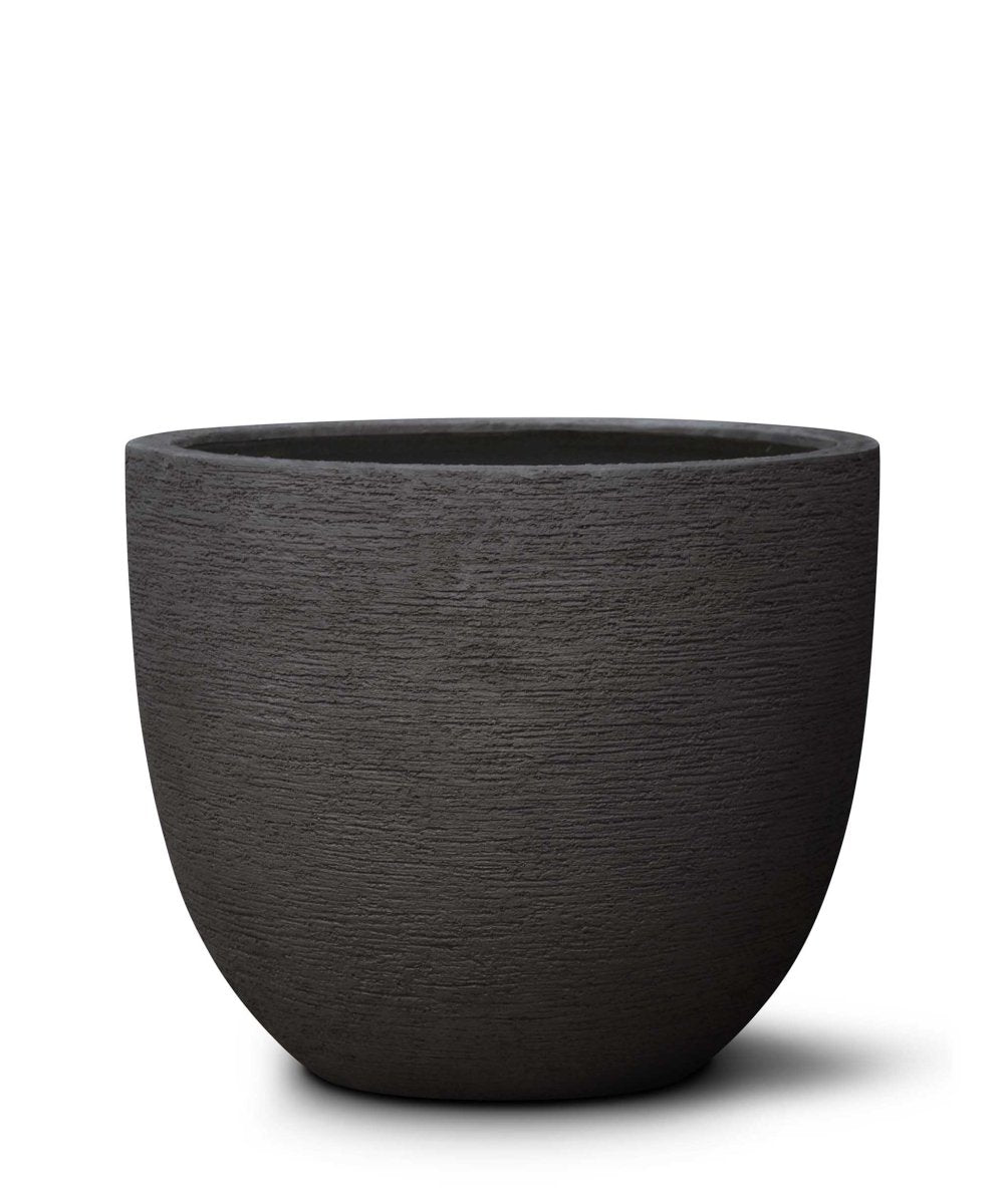 New Egg Pot | Terra Collection | Black Sand - ESCHBACH