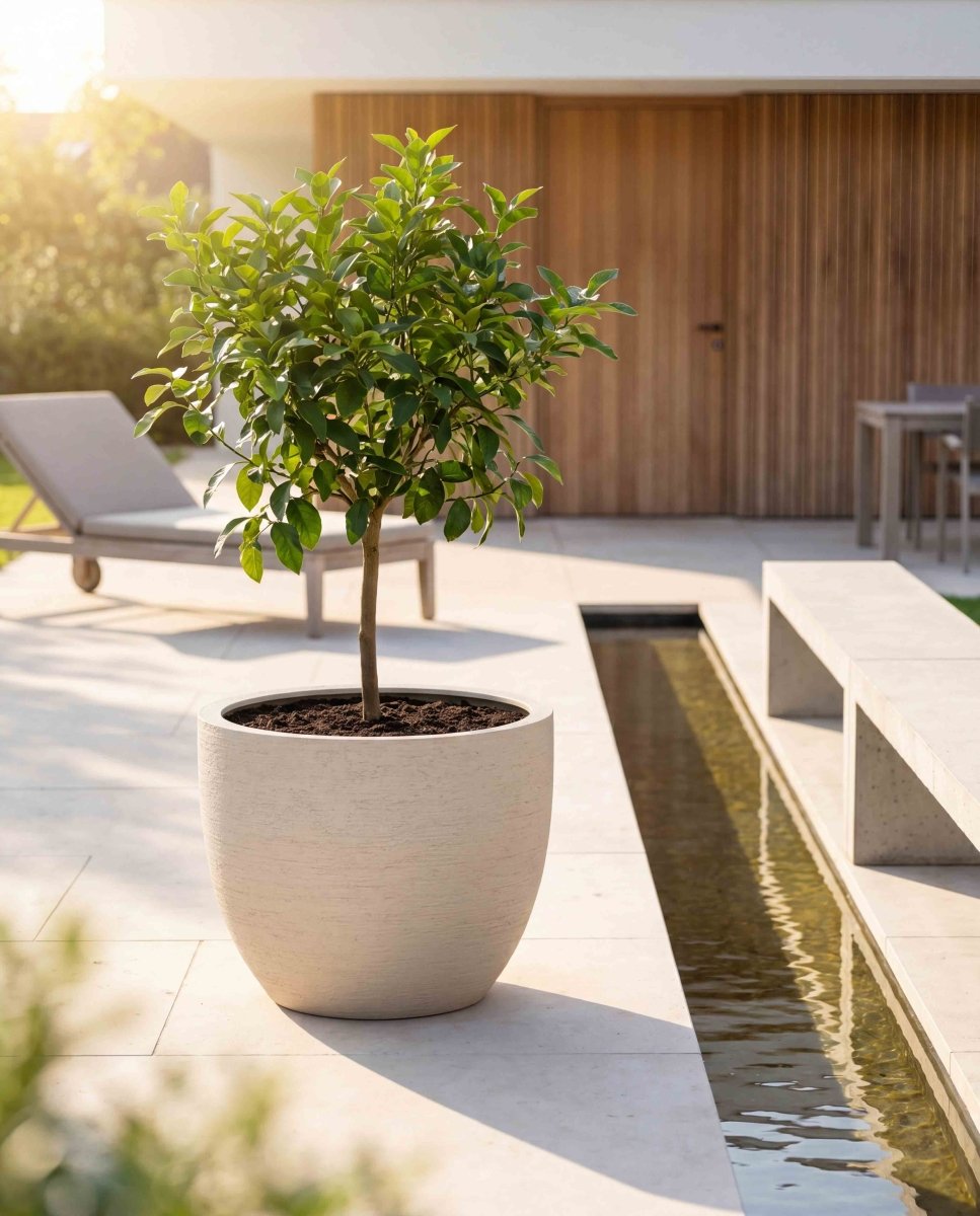 New Egg Pot | Terra Collection | Champagne White - ESCHBACH