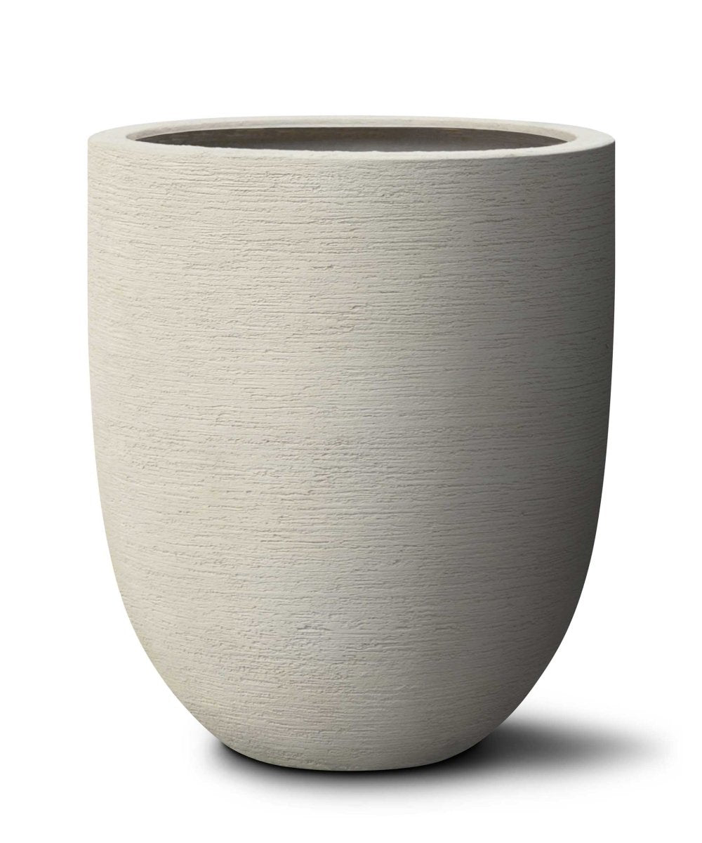 Tall Egg Pot | Terra Collection | Champagne White
