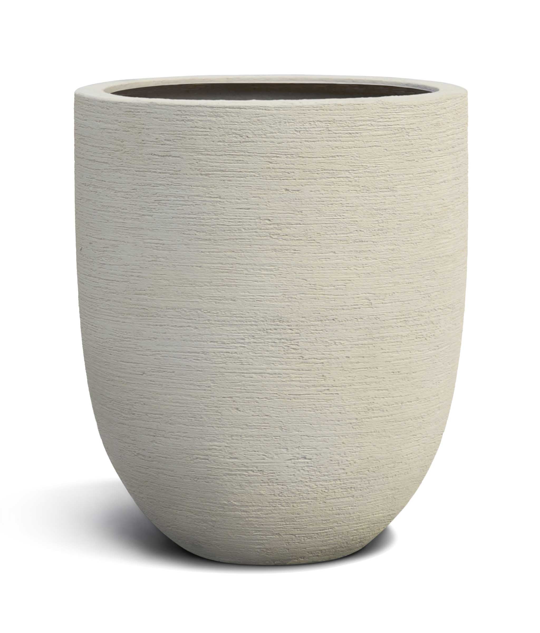 Tall Egg Pot | Terra Collection | Champagne White