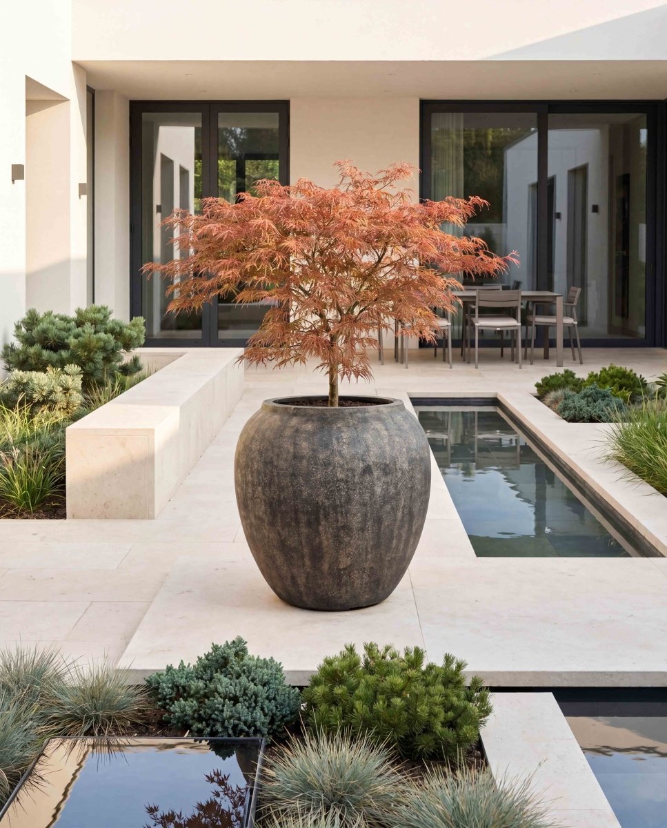High Jar | Antique Stone Collection | Antique Brown - ESCHBACH