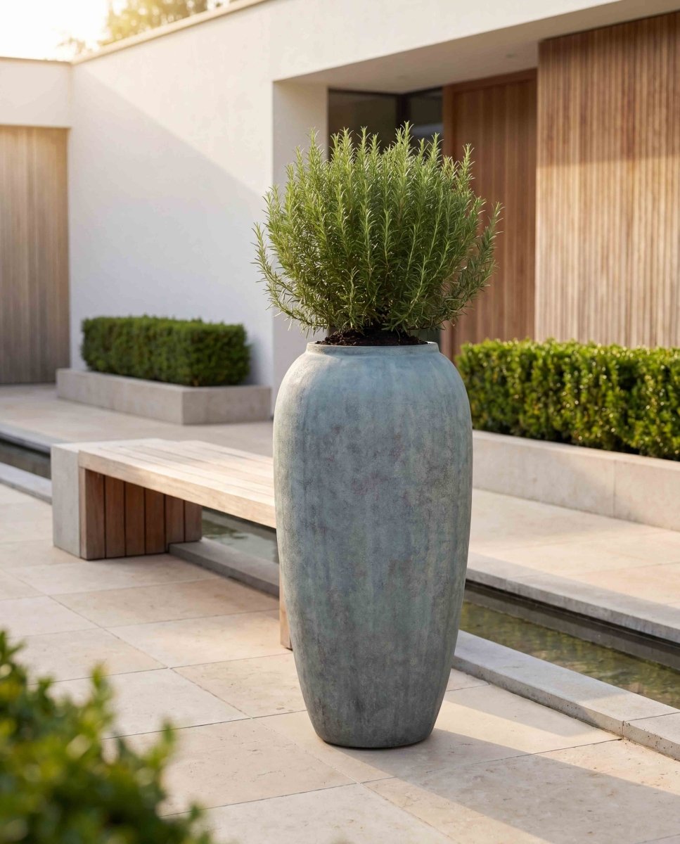 Long Jar | Antique Stone Collection | Copper Green - ESCHBACH