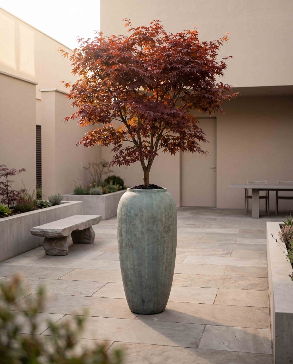 Long Jar | Antique Stone Collection | Copper Green - ESCHBACH