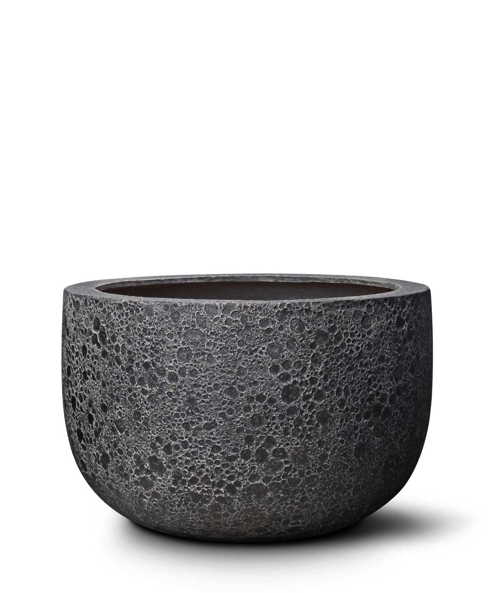 Low U Pot | Lava Collection | Volcanic Black - ESCHBACH