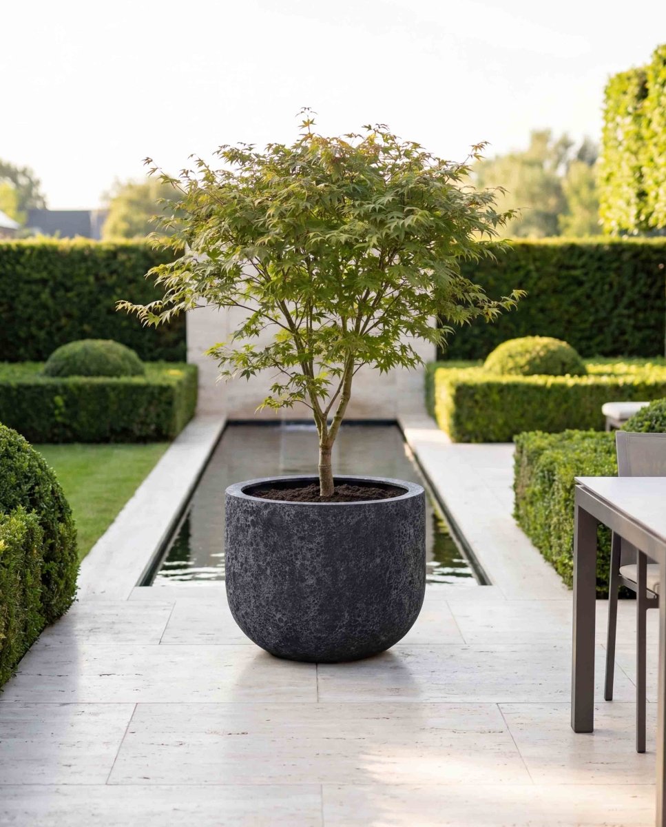 U Pot | Lava Collection | Volcanic Black - ESCHBACH
