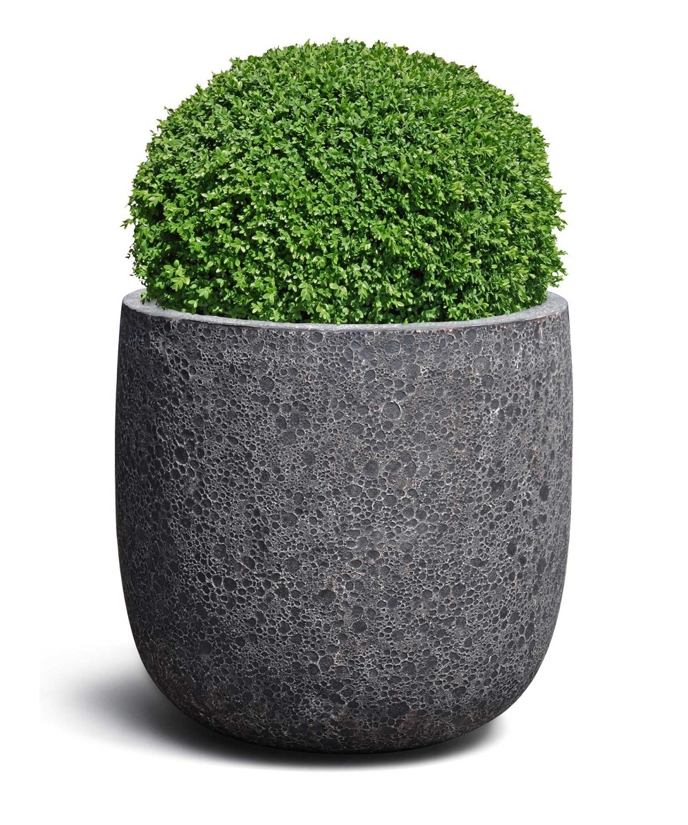 High U Pot | Lava Collection | Volcanic Black - ESCHBACH